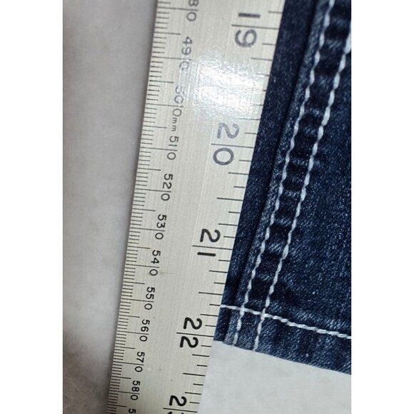 Paper Denim &amp; Cloth Girls' Jeans Size 7 Dark Wash‎ with Rhinestone Pocket - Picture 16 of 16